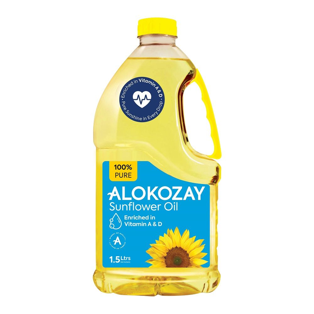 Alokozay Sunflower Oil 1.5 Ltr